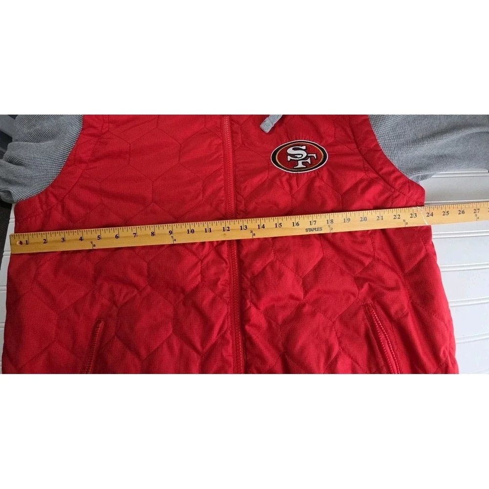 Vintage 90s Men's SF 49ers NFL Pro Line Jacket Red Sz L